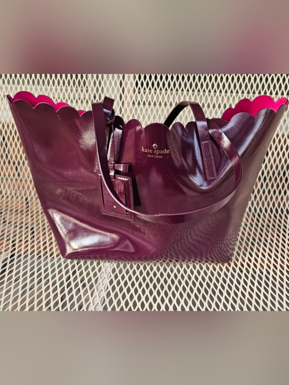 Kate Spade Purple Tote Bag
